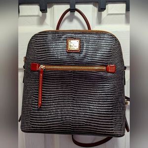 Dooney & Bourke Embossed Lizard backpack